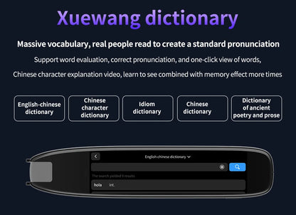 Translation Pen for Dyslexia Scanner Reading Pen 142 Text to Speech Smart Recording Pen Voice Wireless Text Extract Translator