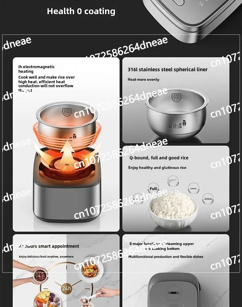 Joyoung Electric Rice Cooker 316  IH Electromagnetic Heating 3L Multi Functional  Intelligent Rice Cooker F-30F315L