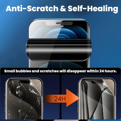 3Pcs Anti Spy Soft Hydrogel Screen Protector Film for iPhone 16 15 Pro Max 14 13 12 11 Pro Max Plus X XS Max XR Protection Film by PDG ibma
