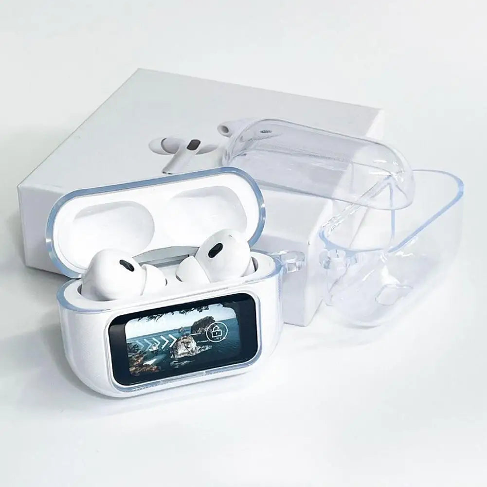 For A9 Pro Headset Case Earphone Case For Airpods Protective Cover Anti-Fall Shockproof Dustproof Transparent Silicone Case