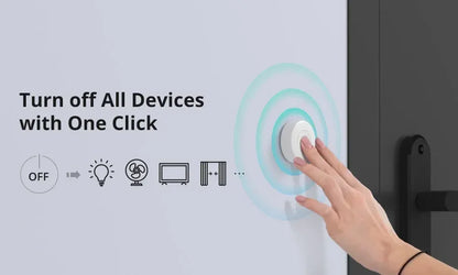 SONOFF SNZB-01P SNZB 01P Sonoff Wireless Switch Zigbee Scene Switch Two Way Control Act As Doorbell Emergency Button Via Google