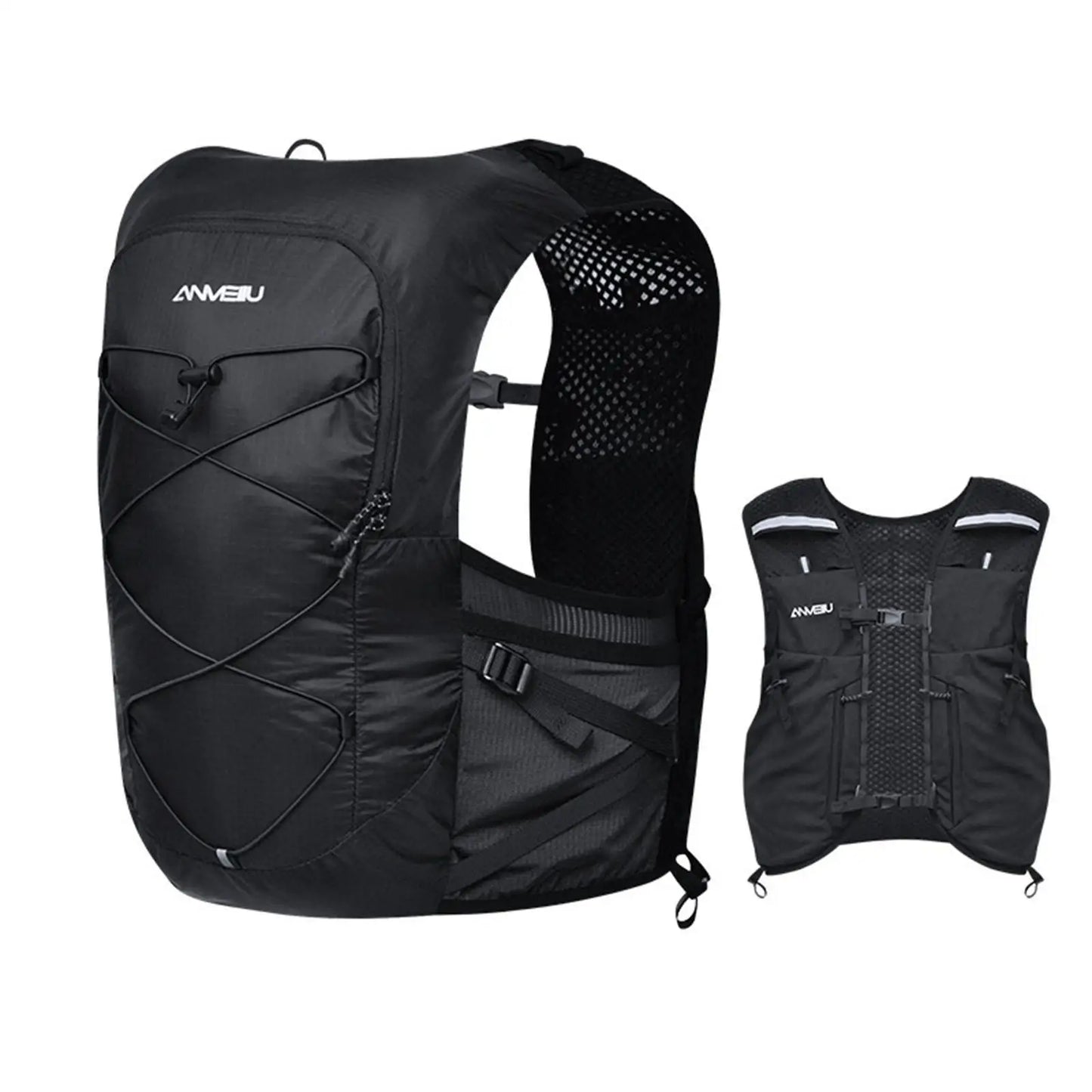 Running Backpack Hiking Bag Breathable Waterproof Portable Water Bottle Backpack Cycling Backpack for Camping, Adventure