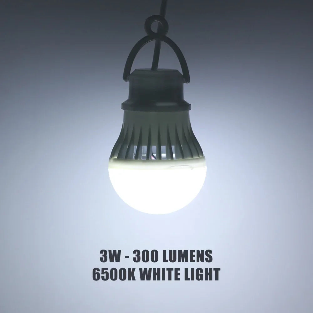 3/5/7W USB Lamp Bulb 5V Emergency Light Lamp LED USB Rechargeable Portable Camping Lantern For Outdoor Camping Tent Lighting