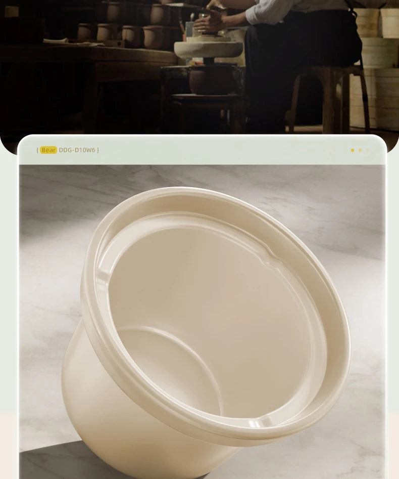 Bear baby food pot electric stew pot porridge small rice cooker porridge pot baby special automatic stew bb soup