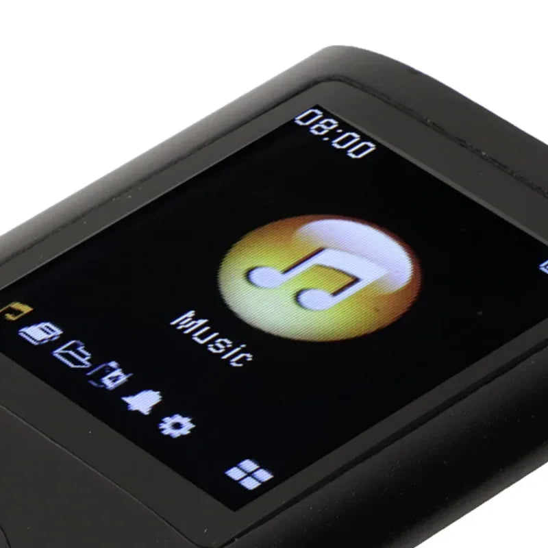 MP3 Player with Earphone Data Cable Stylish Multifunctional Lossless Sound Slim 1.8 Inch LCD Screen Portable MP3 Music Players