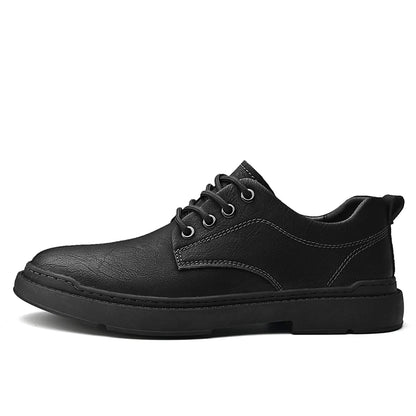 Spring Autumn Casual Men Retro Leather Shoes 2023 Fashion British Style Anti-skid Chaussure Homme Cuir Luxury Brand Designer