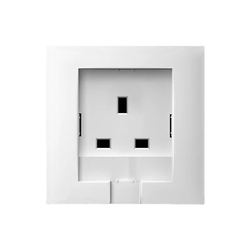 UK Plug 13A Recessed Bathroom Socket Panel with Hidden Waterproof Plug and Built-in Type 86 Kitchen Invisible 220V Socket