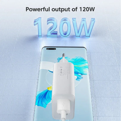 USB GaN 120W Charger Quick Charge 3.0 EU/US Plug Phone Charger Adapter Type C Wire For iPhone Samsung Xiaomi Huawei Fast Charger