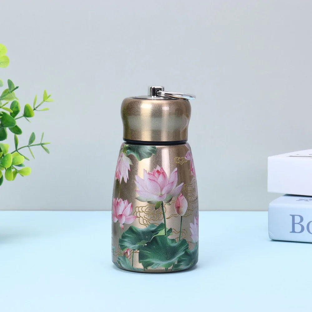 New Stainless Steel Insulated Cup Leak Proof Portable Water Bottle Durable 300ml Slim Insulated Thermal Water Bottle Sports