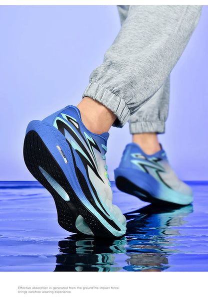 Men's Running Shoes Jogging Breathable Mesh Cushioning Non-Slip Outdoor Casual shoes Couple Trainer Race Sneakers Off-road Shoes