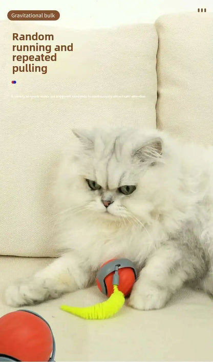 Speedy Tail 2.0 Smart Interactive Cat Toy Automatic Moving Balls for Cats And Dogs Touch Motion Rolling Toy Ball for Pet Gift.