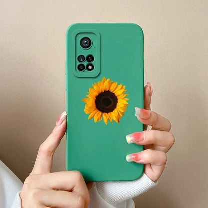 For Xiaomi Mi 10T 5G Phone Case Matte Liquid Silicone Shell For Xiaomi Mi 10T Pro 5G Cute Cat Cartoons Ultrathin Fashion Fundas