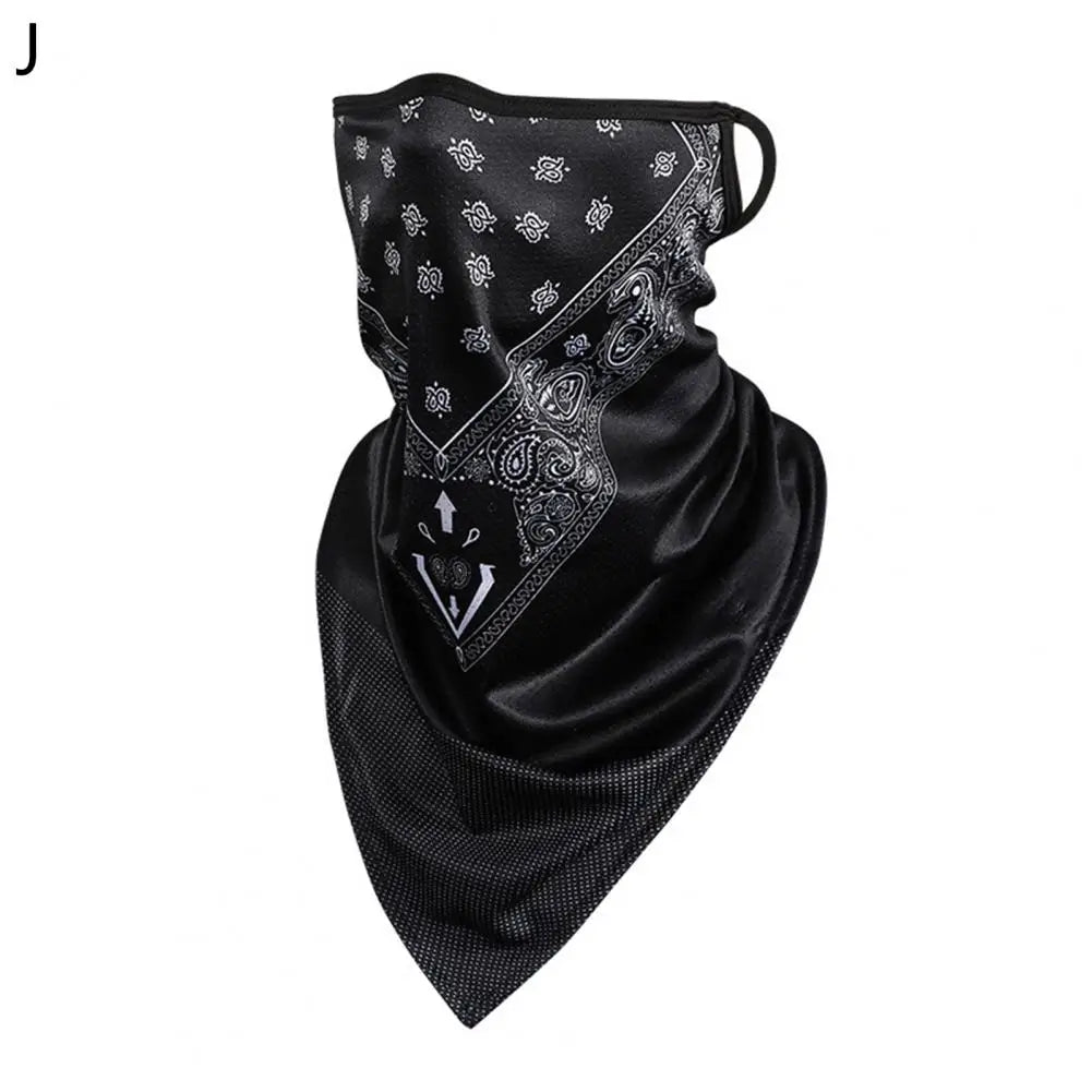 Motorcycle Cycling Face Mask for Men Neck Gaiter Scarf Skull Cap Sun Protection Cover Running Balaclava Bandana with Ear Loops