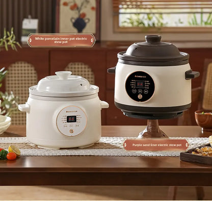 Electric slow cooker for baby food, ceramic household fully automatic stew pot, soup pot, electric slow cooker, porridge cooker