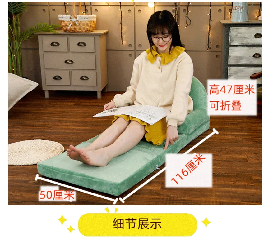 Home Cute Princess Style Folding Sofa Bed Multifunctional Lazy Leisure Single Seat Sofa For Home Decor Living Room Furniture