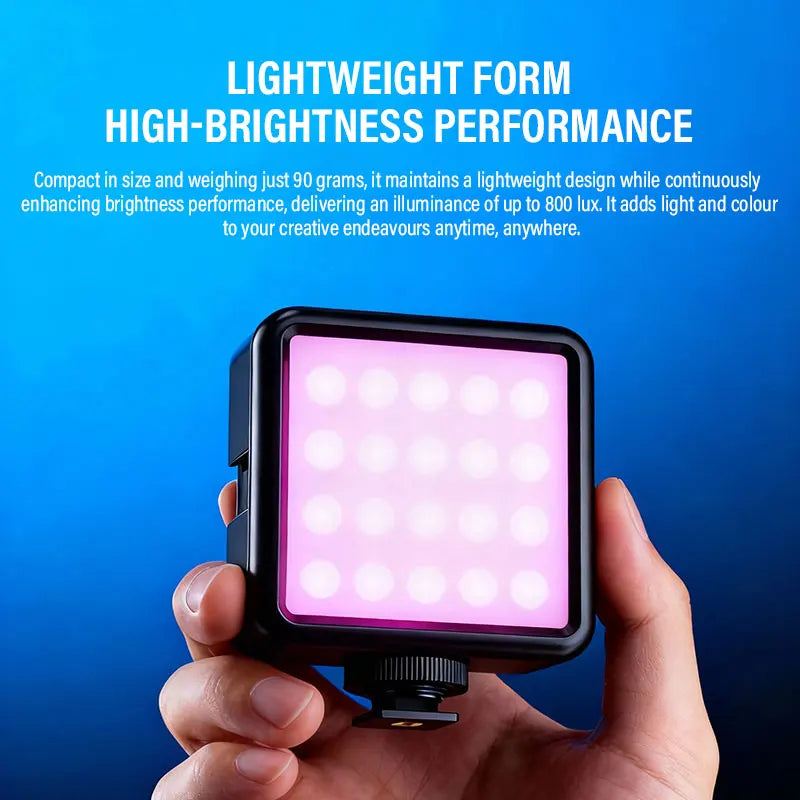 SOONPHO P5 LED RGB Video Light Professional Photographic Lighting 2500K-7000K Bi Color For Photo Studio Portable Lamp