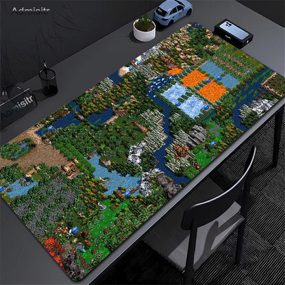 Anime Heroes of Might and Magic 3 Map Mousepad Gaming Laptops Keyboard Mat Desk Protector Deskmat Mats Laptop Gamer Mouse Pad