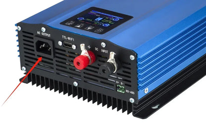 1200W 1000W 1.2KW 1KW Solar Grid Tie Battery Discharge Inverter DC24V  26-45v 55-90V to AC110V AC220V Limiter Power Inverter