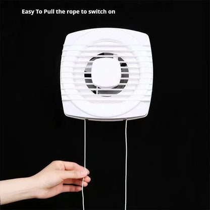 220V 4/6/7inch 110/150/180mm silence Ventilating Strong Exhaust Extractor Fan for Window Wall Bathroom Toilet Kitchen Mounted