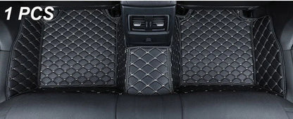 Custom Automotive Car Floor Mats For VW Golf 4 1999 2000 2001 2002 2003 Auto Luxury Leather Men Women Car Mats Full Coverage
