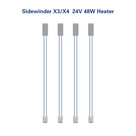 For Artillery SW-X3 X4 3D 24V 48W Ceramic Cartridge Heater Heating Rod 100K NTC Thermistor For Sidewinder X3 X4 3d printer
