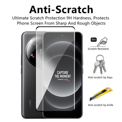 For Xiaomi 14 Ultra 5G Glass Full Cover 3D Curved Screen Protector Xiaomi 13 14 Ultra Tempered Glass For Xiaomi 14 Ultra Film