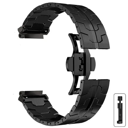 Steel Strap for Huami Amazfit T-rex 3/2 Trex Pro Metal Watch Band for Amazfit T-Rex Ultra Butterfly clasp Smartwatch Accessories