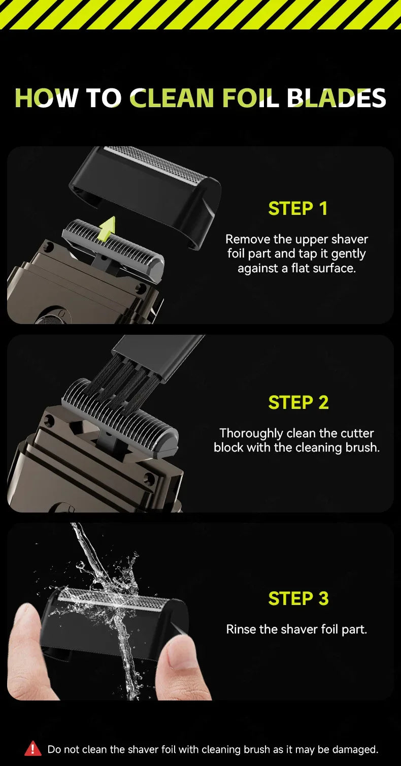 ENCHEN MS003 Compact Foil Shaver With POP-UP Precision Trimmer Type-C Charging With Indicator 7000RPM Strong Motor