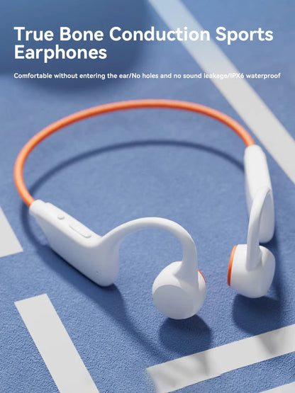 Bone Conduction Headphones IPX8 Waterproof MP3 32GB Bluetooth5.4 Wireless Headphones With Mic Swimming Sports Fitness