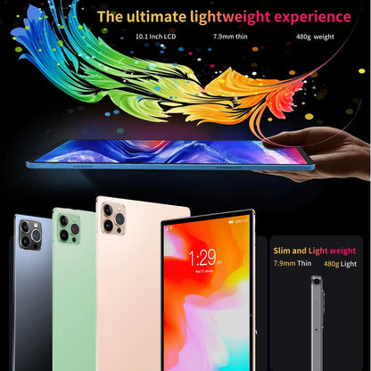 2025 Global BDF Android 13 Android Tablet 4GB+64GB HD Touch Screen Dual Card WIFI 6000mAh Battery  Octa Core