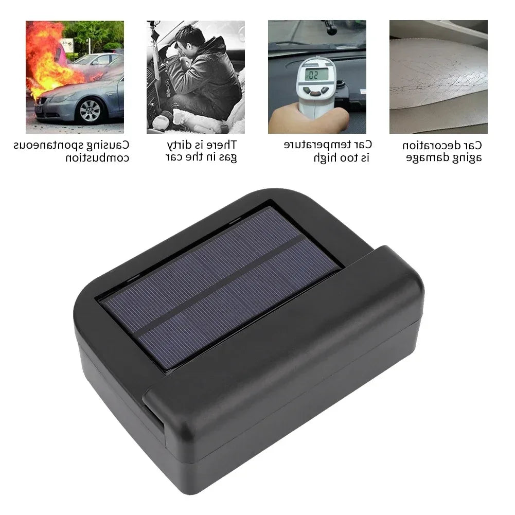 Car Air Vent Fan Car Cooling Fan Car Ventilation Fan Solar Power Car Auto Air Vent Cooling Ventilation System Heater Exhaust Fan