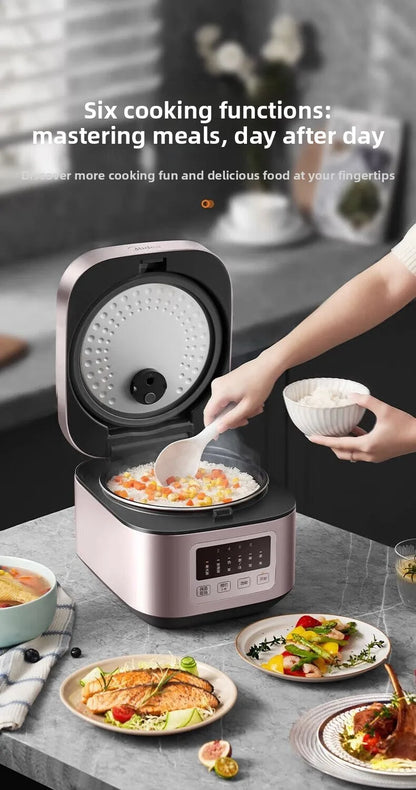 4L Smart Rice Cooker with Timer Function, Household Energy-Saving Soup and Porridge Cooker, Multifunctional Rice Cooker