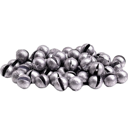 7 Sizes Round Fishing Line Sinker Removable Fishing Sinker Weights Assortment Kit with Tackle Box 0.2/0.28/0.38/0.5/0.8/1.5/2g