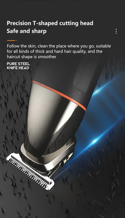 XIAOMI Youpin 5 in 1 Hair Trimmer Machine LCD Display Clippers Barber Professional Hair Cutting Machines Men's Electric Shaver