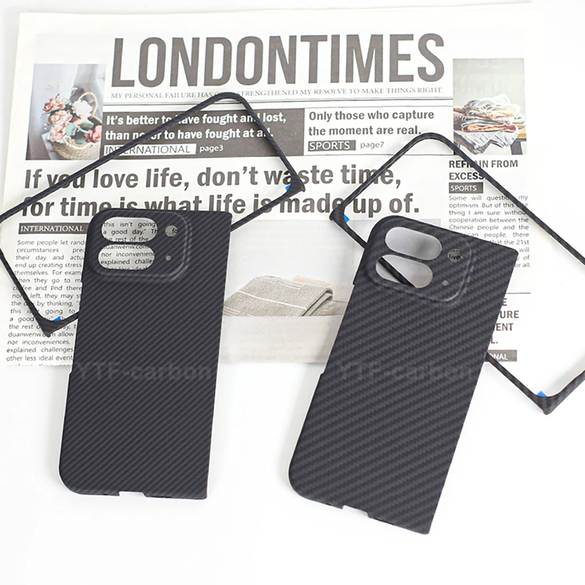 YTF-Carbon new style for Google Pixel 10 Pro fold Kevlar carbon fiber hinge protection cover ultrathin 10 Pro fold phone case