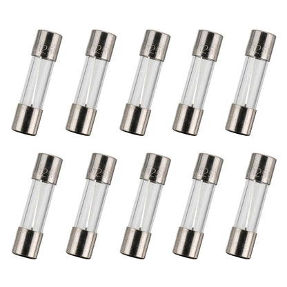 100pcs 5x20mm Quick Blow Glass Tube Fuse Assorted Kit Amp 0.2A 0.5A 1A 2A 3A 5A 8A 10A 15A 20A 250V with Storage Box