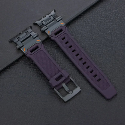 Silicone Sport Band for Apple Watch Ultra 49mm 45mm 42 44mm Rubber Strap for iWatch Series 9 8 7 se 6 5 4 ultra 2 49 Correa