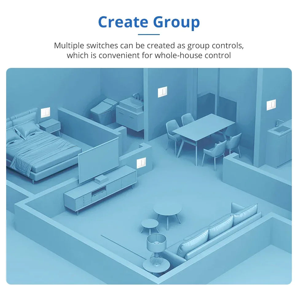 Zemismart Zigbee Interrupter 1 2 3 4 6 Gangs Light Switch Brazilian Wall switches Work with Tuya Smart Life Alexa Google Home