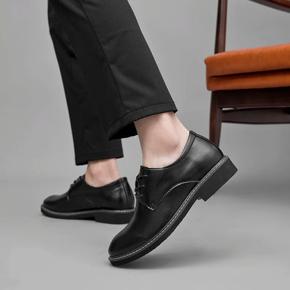 Business Men Elevator Shoes Leisure Height Increase Insole 6cm High Heel Tall Man