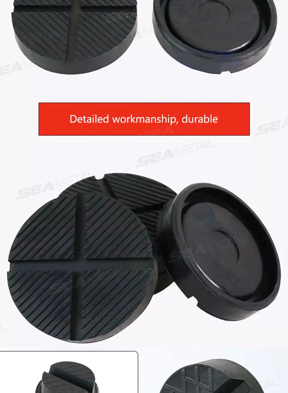 SEAMETAL 3 Sizes Universal Rubber Jack Pad Support Pinch Weld Slotted Floor Frame Rail Adapter Car Removal Repair Tool
