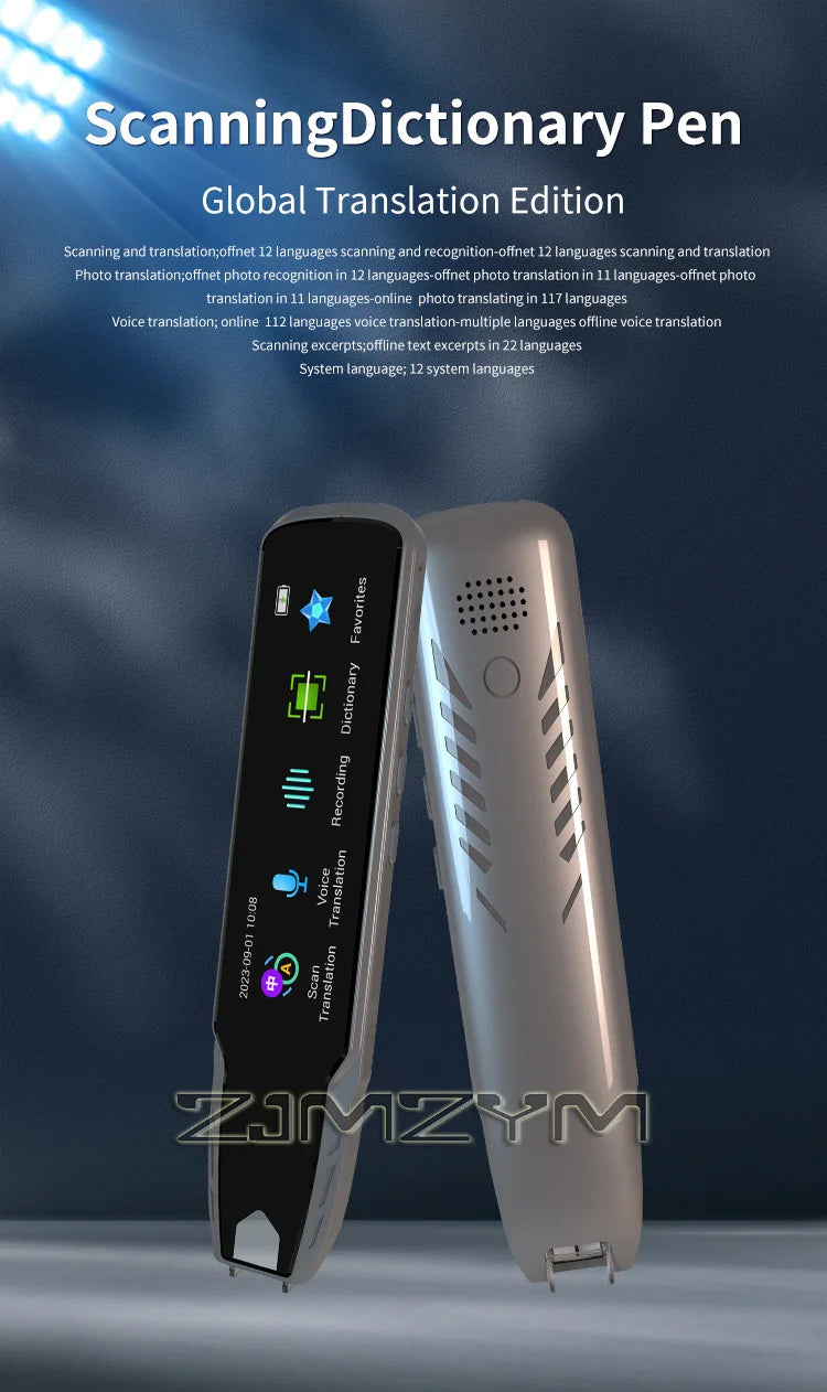 Handheld Multilingual Translation Pen With Touchscreen Offline Scan For Translation Pen Multi-language / ScanningDictionary Pen