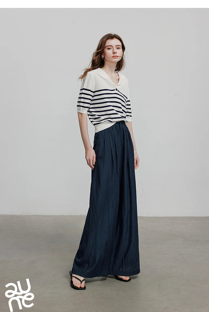 TOYOUTH Women Casual Pants 2025 Summer New Long Pants 8527002