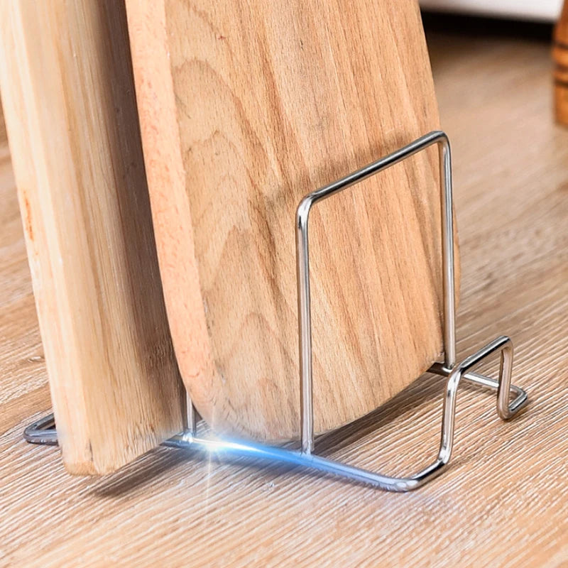 1PC Rack Shelf Stand Multi Layer Space Saving Rustproof Cutting Board Practical Kitchen Organizer Pot Lid Holder Iron Art Home