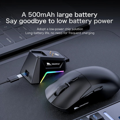 SMAILWOLF M3 PRO Wireless Bluetooth three-mode mouse E-sports gaming laptop desktop PAW3311 wired home Lightweight FPS