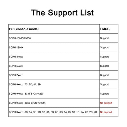 FMCB Free McBoot Card for PS2 Playstation 2 Console 8MB/16MB/32MB/64MB Memory Card v1.953 OPL MC Boot Card for PS2 Accessories