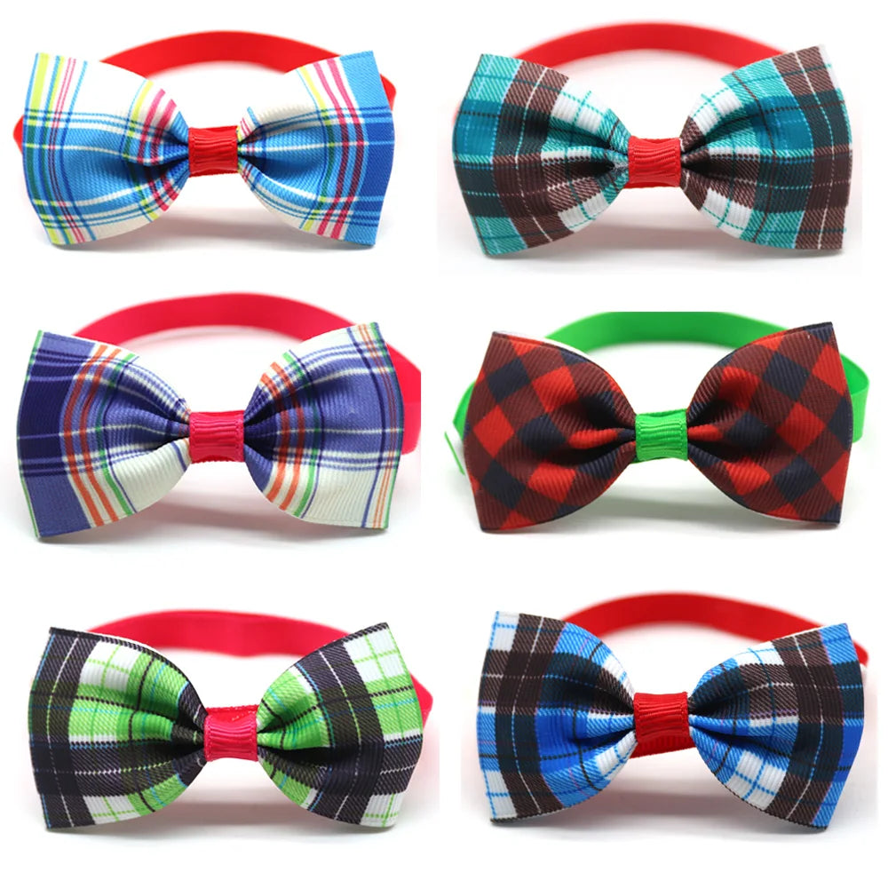 20pcs Dog Acccessories Dog Bow Tie  Bulk Dog Collar Bow Dog Bowtie Small Dog Cat Pet Supplies Dog Fashion Accessoreis Bow