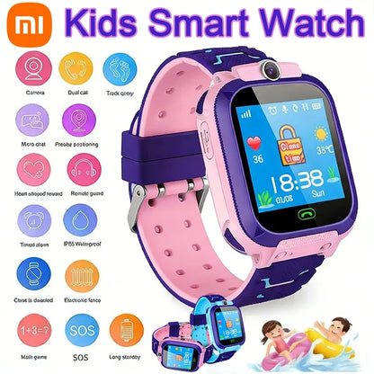 XIiaomi New5G Kids Smart Watch Sim Card Call SOS GPS Location Child Smart Watch Camera Waterproof Watch For Boys Girls Gifts