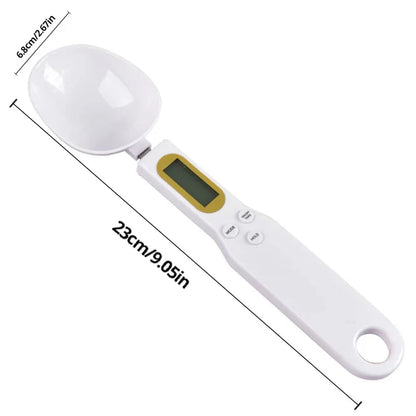 Weighing Spoon Scale Home Kitchen Tools Electronic Measuring Coffee Food Flour Powder Baking LCD Digital Measurement Adjustable