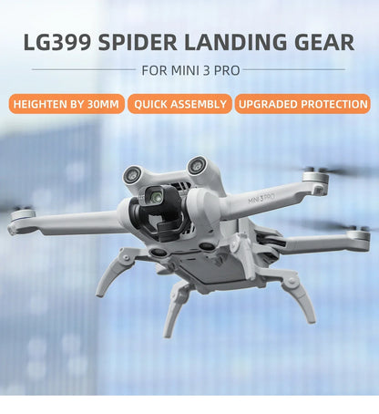 Foldable Spider Landing Gear For DJI Mini 3 Pro Drone Extension Protector Increased Height for DJI Mini 3 Pro Drone Accessories