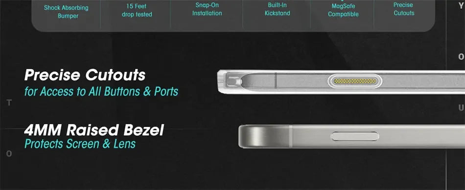 SUPCASE For iPhone 16 Pro Max Case with Camera Control Capture Button UB Mag Stand Series Slim Clear Magnetic Phone Case